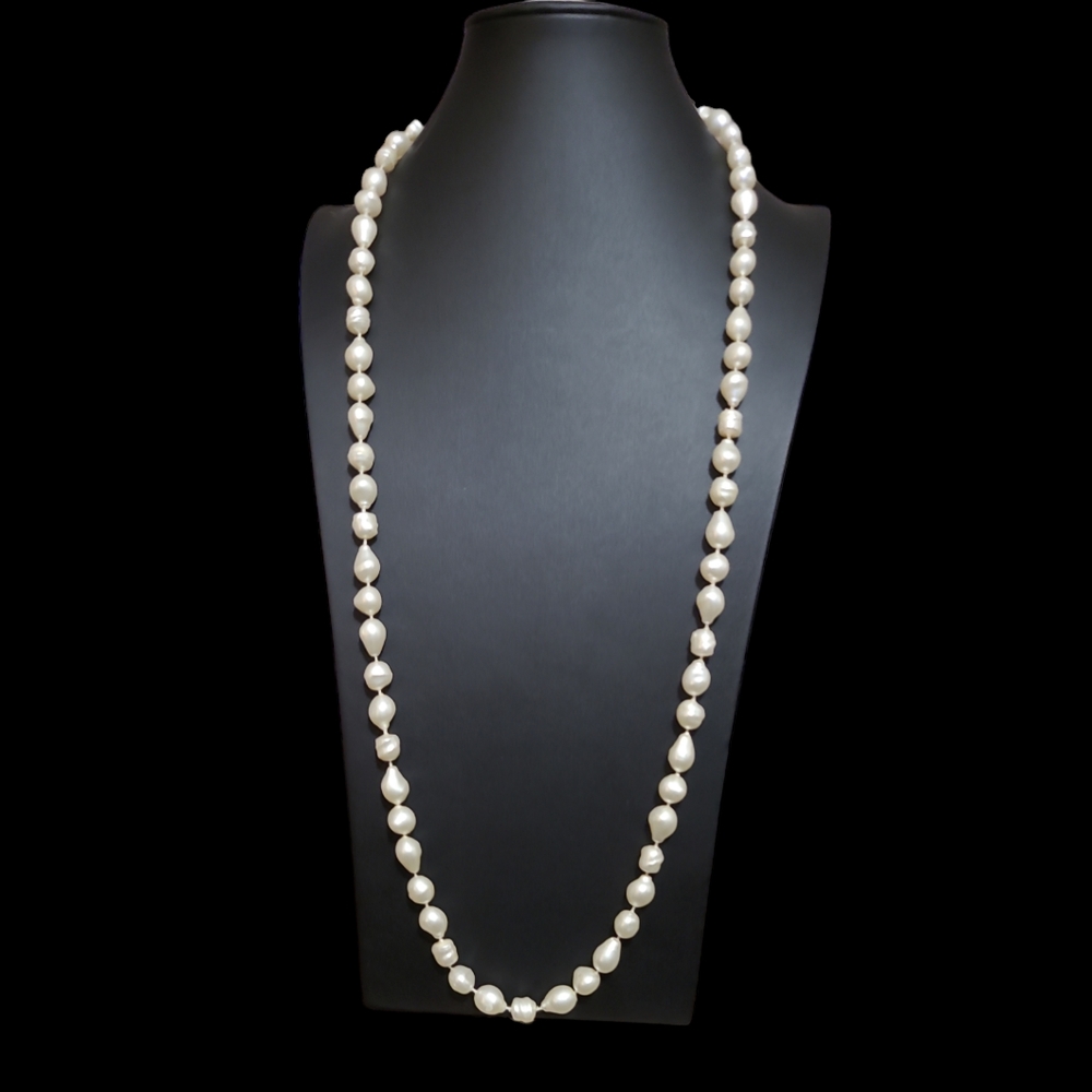 36" Vintage Faux Pearl Fashion Beaded Necklace L1 - Picture 1 of 2